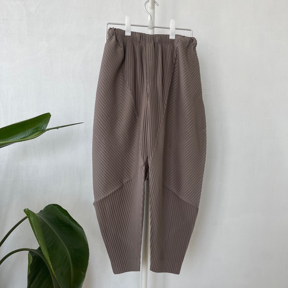 Issey Miyake Other - Issey Miyake Homme Plisse Brown Pleats Trousers